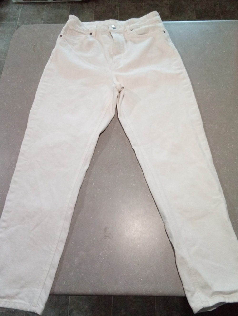 H&M Off-White Kids Straight Jeans